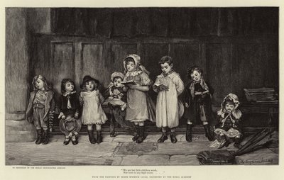 Straatkinderen door Marie Elizabeth Seymour Lucas